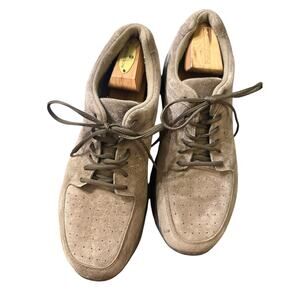 Propet Brown men’s lace up suede leather shoes 10.5